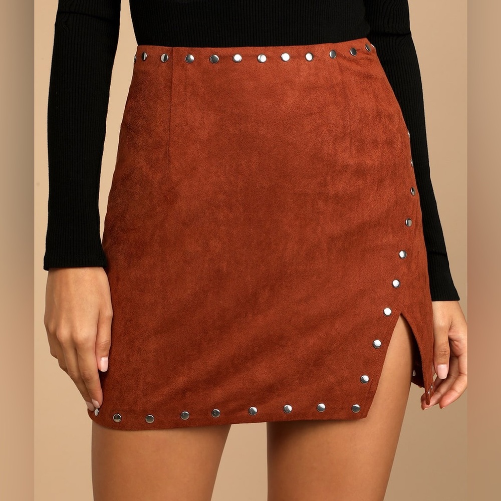 LuLu’s Suede Miniskirt NWT
